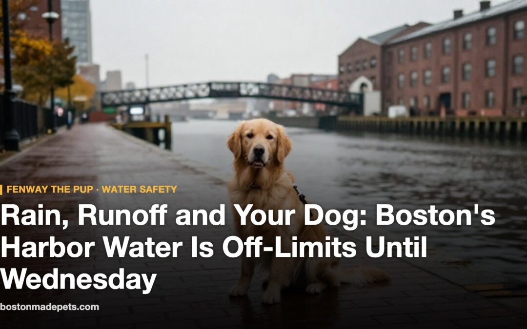Rain, Runoff and Your Dog: Boston’s Harbor Water Is Off-Limits Until Wednesday