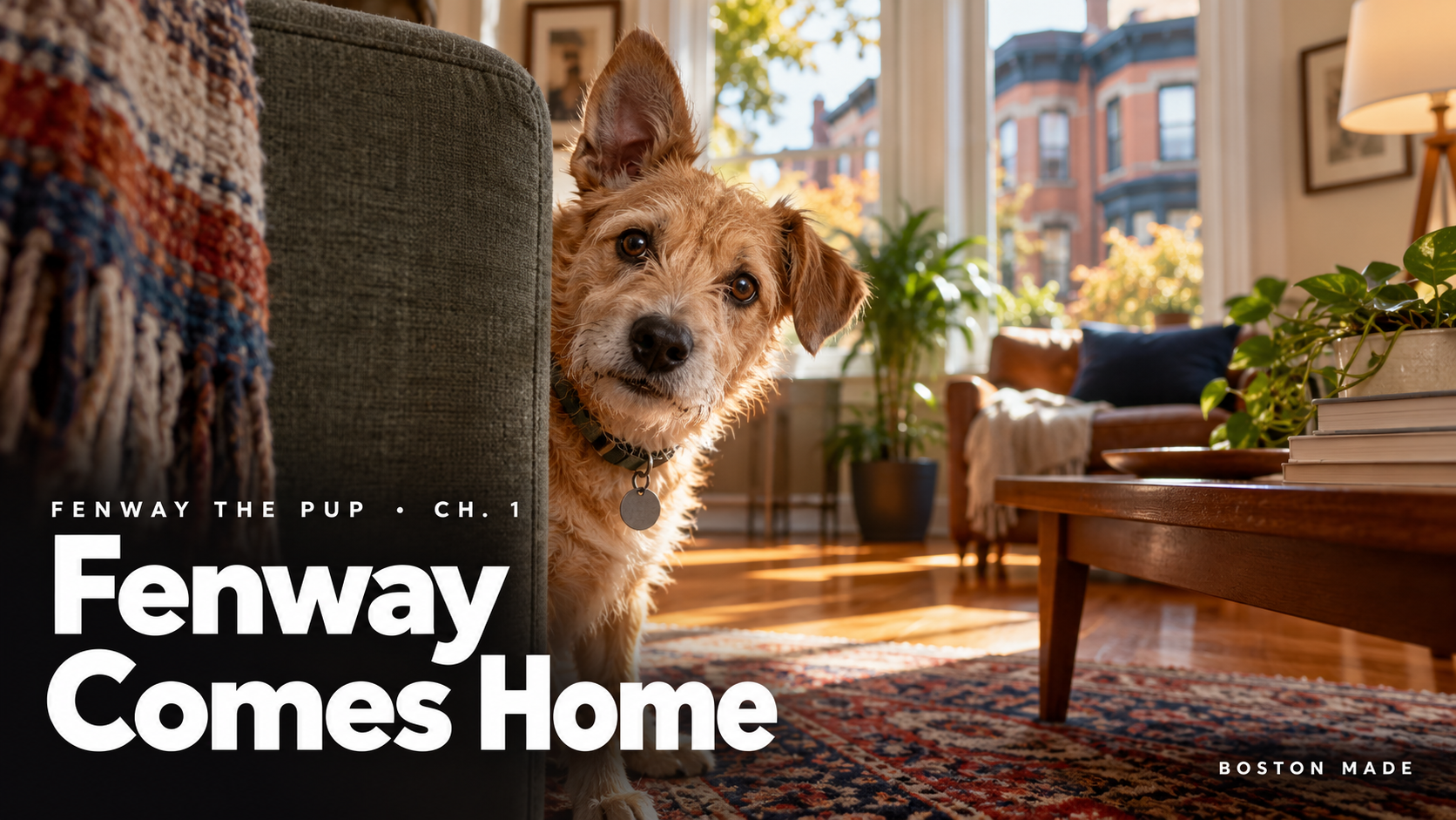 Fenway the Pup, Ch. 1: Fenway Comes Home